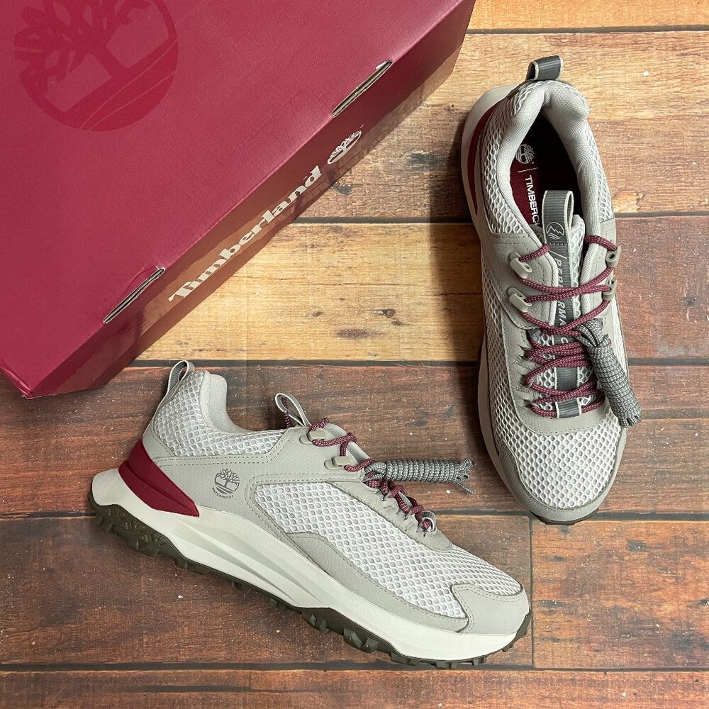Timberland Men's Motion Access Low Light Taupe Waterproof Hiking Shoes